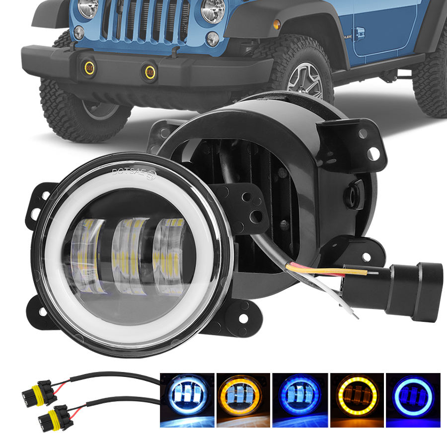 DRL blanco + amarillo