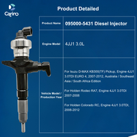 Injecteur diesel 4JJ1 8-97311372-4, injection de rechange 095000-5431 pour Isuzu D-Max MU-7 KB300 TCX 3.0L, pièces moteur
