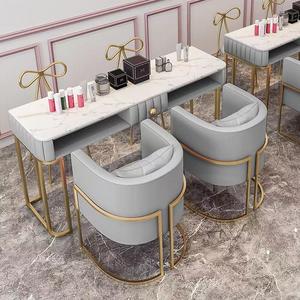 Nuevo Conjunto de Mesa y Silla para Manicura, Mesa de Uñas Multifuncional, Muebles para Salón de Belleza - Product Image 2