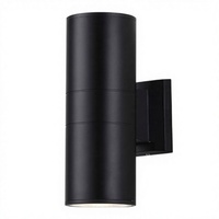 Lámpara de Pared LED Exterior Negra, COB, IP65, de Aluminio Fundido, para Jardín o Villa