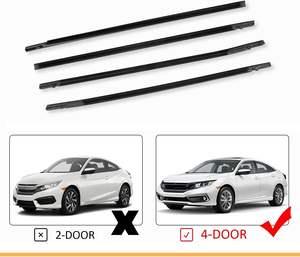 Precio más bajo OEM 68210-0D190 68160-0D190 68230-0D160 68180-0D190 Burlete de moldura de ventana negra con alta calidad - Product Image 4