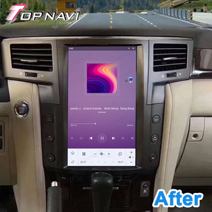 GPS không dây xe Android DVD Player cho Lexus LX570 2007 2008 2009 2010 2011 2012 2013 2014 2015 4 + 64 GB màn hình cảm ứng Máy nghe nhạc - Product Image 2