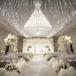 Grandi <span class=keywords><strong>Lampadari</strong></span> di Lusso per Sale Banchetti, <span class=keywords><strong>Lampadari</strong></span> in Cristallo Personalizzati per Hall di Hotel, Lampadario a Sospensione - Product Image 2