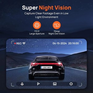 กล้องติดรถยนต์ <span class=keywords><strong>70mai</strong></span> รุ่น M310 Plus ความละเอียด 2K โหมดจอดรถ 24 ชม. ระบบมองเห็นในเวลากลางคืนขั้นสูง รองรับการบันทึกเหตุฉุกเฉินแบบบัฟเฟอร์ และบันทึกแบบไทม์แลปส์ - Product Image 6