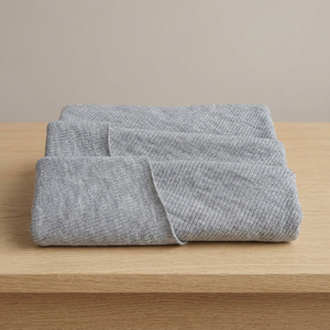 Tissu côtelé 2x2 en chanvre gris 270 g/m², 95 % rayonne, 5 % élasthanne, modal extensible, antibactérien, écologique, prix usine de gros - Product Image 1