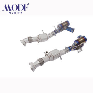 Pour Ferrari 296 GTB & Spider hybride rechargeable : système d'échappement en titane haute performance et pack de collecteur d'échappement à haut débit - Product Image 2