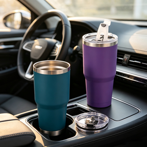 Jinwan - <span class=keywords><strong>Tazas</strong></span> al por Mayor Personalizadas, <span class=keywords><strong>Termos</strong></span> de Acero Inoxidable de 30 oz, Vasos Aislantes para Bebidas Frías y Calientes, Botellas de Agua Metálicas con Tapas - Product Image 5