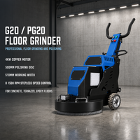 Ponceuse-polisseuse commerciale pour sols en béton G20 4kW 500mm 1500RPM Vitesse réglable Vente en gros
