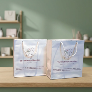 High Quality Luxury <b>Paper</b> Shopping Bags with Rope Handles for Makeup Studio Salon Skincare and Promotional Gift Packaging - Product Image 4
