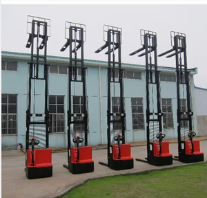 電動ウォーキー油圧式手動クレーンパレットスタッカーフォークリフト狭通路スマートハンドフォークリフトミニCEリーチトラック倉庫 - Product Image 1