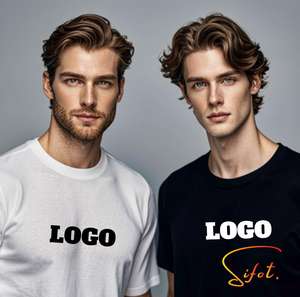 Sifot เสื้อยืดผ้าฝ้าย100% & ผ้าโพลีเอสเตอร์100% วินเทจผ้าถักสำหรับซัก - Product Image 1