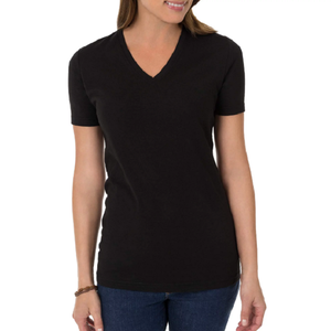 Camiseta informal de gasa de manga larga con cuello en V a la moda para mujer de la mejor calidad, blusa de talla grande para mujer, proveedor de blusas de Bangladesh - Product Image 4