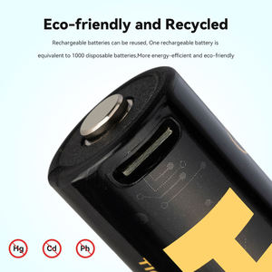 Großhandel Wiederaufladbare HW 3,7V 18650 Lithium-Ionen-Batterie 7400mWh Hohe Kapazität mit USB Typ-C Ladeanschluss - Product Image 6