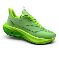 Zapatillas Deportivas Extra Grandes, Ultraligeras, Cómodas para Verano, con Placa de Carbono, Malla Transpirable Tipo Palomitas de Maíz