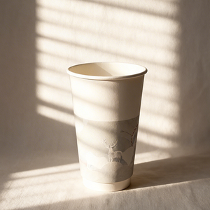 Gobelets en papier à double paroi isothermes jetables de qualité alimentaire, style tendance 2026, personnalisables pour les dépanneuses, les cafés et les restaurants - Product Image 5