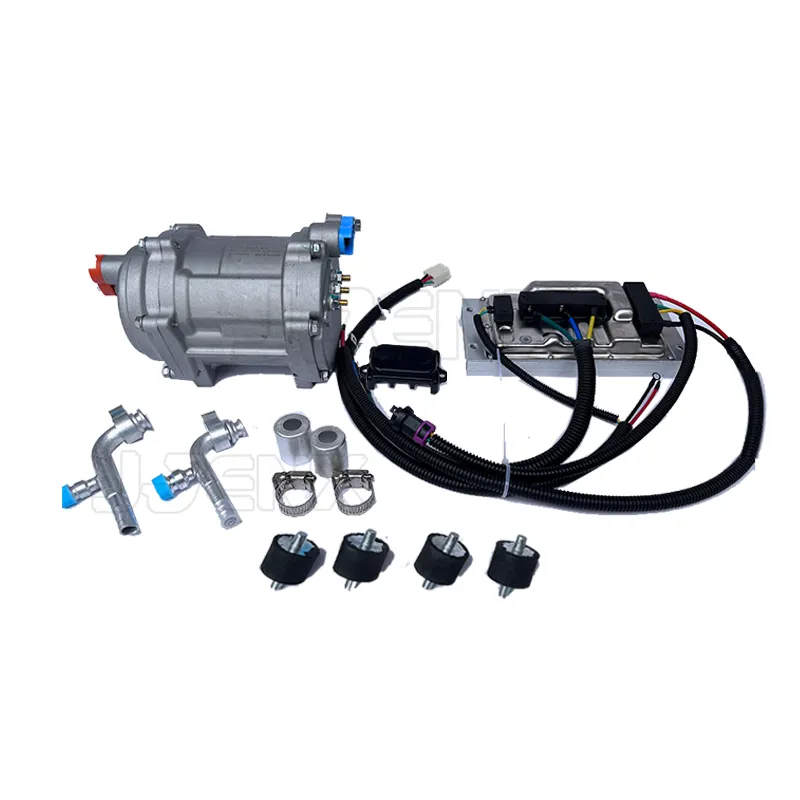 Cheap price 12v 24v electric ac air conditioner compressor for cars universal type automotive dc 12 vlot electric air compressor