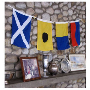 Venta al por mayor Letra al aire libre A a Z Alfabeto Bandera náutica a todo color Banderas de señal marítima internacional de alta calidad - Product Image 6