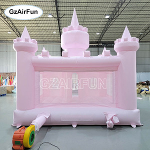 <span class=keywords><strong>Castillo</strong></span> Inflable Rosa Pastel para Niñas, de Grado Comercial, para Fiestas Infantiles, Bodas y Alquiler - Product Image 6