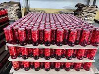 Fraise entière en conserve/Jarred en sirop de jus léger/moyen/élevé/naturel 530g/3000g