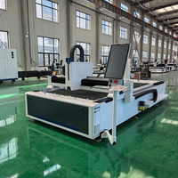 Machine de découpe laser à fibre économique à plateforme unique, conception compacte pour gagner de la place en atelier, idéale pour la fabrication générale de tôles métalliques