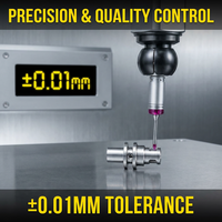 Composants d'instruments chirurgicaux en acier inoxydable 316L usinés par CNC de qualité médicale certifiés ISO 13485