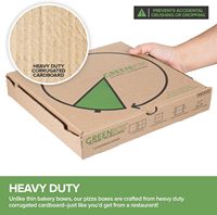 Großhandel Hochwertige Günstige Wieder verwendbare Wellpappe Lieferung 9 10 11 12 14 18 Zoll Verpackung Pizza Box
