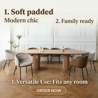 Table à manger extensible en placage MDF de haute qualité, directement de l'usine, pour salle à manger familiale