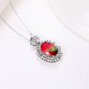 Collier Pendentif Classique en Cuivre Synthétique pour Femme, Chaîne Ras du Cou Élégante, Bijou Tendance, Cadeau Idéal pour Fête - Product Image 6