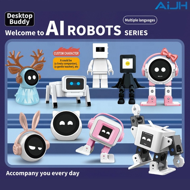 AiJH Wholesale Smart AI Robot Humanoid Educational STEM Learning Companion Voice Dialogue Programmable Intelligent Toy for Kids
