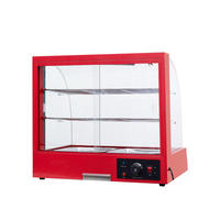 Vitrine chauffante infrarouge 0,8 kW 220 V pour poulet frit, viande rôtie dans les restaurants de restauration rapide et les supermarchés