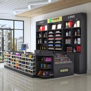 สายพานลำเลียงเคาน์เตอร์คิดเงินไม้สำหรับมินิมาร์ทแบบธรรมดา - Product Image 4