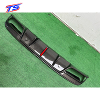 Diffuseur arrière en fibre de carbone pour Mercedes Benz W205 berline, avec éclairage, pour pare-chocs arrière W205 Classe C