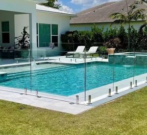 Pince à verre en acier inoxydable pour perceuse à noyau carré en verre pour clôture <span class=keywords><strong>de</strong></span> <span class=keywords><strong>piscine</strong></span> sans cadre - Product Image 6