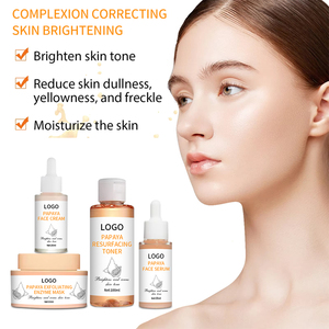 Set de Cuidado de la Piel para Aclarar el Acné y las Manchas Oscuras de Marca Privada, Set de Cuidado de la Piel Iluminador con Extracto de Papaya - Product Image 5