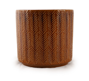 Pot de fleurs en céramique économique, trou de drainage respirant, pot sur pied pour intérieur et extérieur - Product Image 1