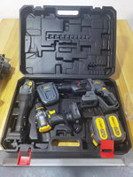 Kit d'outils électriques sans fil 18V/20V pour la maison avec mallette rigide, batterie rechargeable personnalisable OEM, ensemble combiné