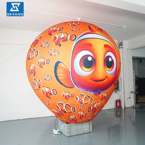 <span class=keywords><strong>Ballon</strong></span> gonflable publicitaire personnalisé Montgolfière gonflable à lumière LED pour attirer l'attention - Product Image 3
