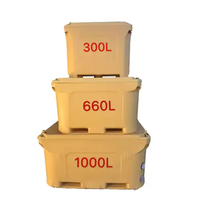 Grande glacière rotomoulée de grande qualité 100L 200L Vente en gros de LLDPE dur PU moussant à bas quantité minimale de commande