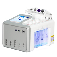 Hydrodermabrasion 6 en 1, Hydro Jet Peel, Réduction des pores, Microdermabrasion à l'oxygène, Injection d'eau sans aiguille, Hydra Oxygène, Water Glow