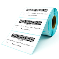 Papier thermique pour imprimante thermique POS, rouleau d'étiquettes 120 mm 6x4, sensible à la chaleur, imperméable, écologique, pour supermarché