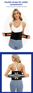 Cinturón <span class=keywords><strong>de</strong></span> Soporte Lumbar Ajustable, Soporte Ortopédico para la Espalda, para Hernia Discal, Ciática, <span class=keywords><strong>Dolor</strong></span> Lumbar, Logotipo Personalizado OEM - Product Image 4