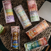 Ruban Washi doré ultra fin, bandes de séparation pour décoration de journal et de collages DIY