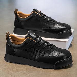 <span class=keywords><strong>Scarpe</strong></span> da Passeggio dal Design Retrò per Uomo, Calzature Casual Maschili Nere e Marroni, Sneakers Chunky alla Moda per l'Autunno - Product Image 1