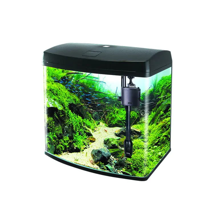 Salon petit verre Aquaculture Fish Tank Table Aquarium Table Mini Aquarium Fish Tank verre