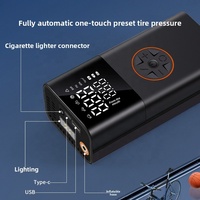 Gonfleur de pneus portable sans fil avec affichage numérique, pompe à air pour voiture, moto et gonflage de ballons