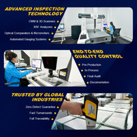 Services de fabrication sur mesure OEM en aluminium et acier inoxydable, usinage CNC et électro-érosion à fil de haute précision, MOQ 1 pièce, délai de livraison 3-15 jours