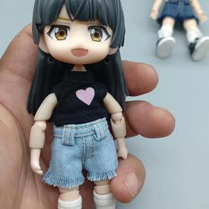 เสื้อผ้าตุ๊กตา Ob11 กางเกงยีนส์ YMY <span class=keywords><strong>Molly</strong></span> ขนาด 1/12 ขอบรุ่ยแต่งระบายเล็กๆ กระเป๋าตาข่ายแฟชั่นสำหรับตุ๊กตา - Product Image 3