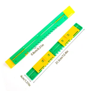 Herramientas de colmena de abejas para apicultura, puerta de panal antirrobo, reductor y protectores de entrada de colmena de plástico ABS