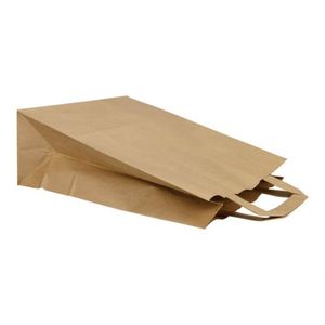 Bolsas de Papel Kraft de Alta Calidad con Asa Plana Interna, Impresión Flexográfica, Buen Precio, Fáciles de Transportar - Product Image 2