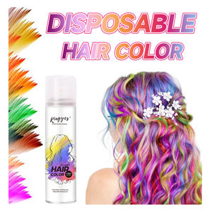 KINGYES Style Bright Purple Temporary Instant Pop <strong>Hair</strong> Color <strong>Spray</strong> in <strong>Hair</strong> Styling Products <strong>Glitter</strong> <strong>Hair</strong> Dye Color - Product Image 3